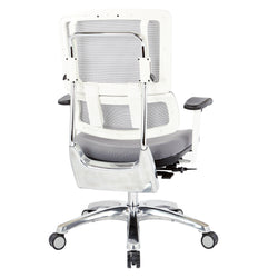 White Vertical Mesh Chair