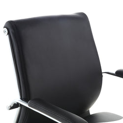 Mid Bk Silver Ion Technology Fabric Chair