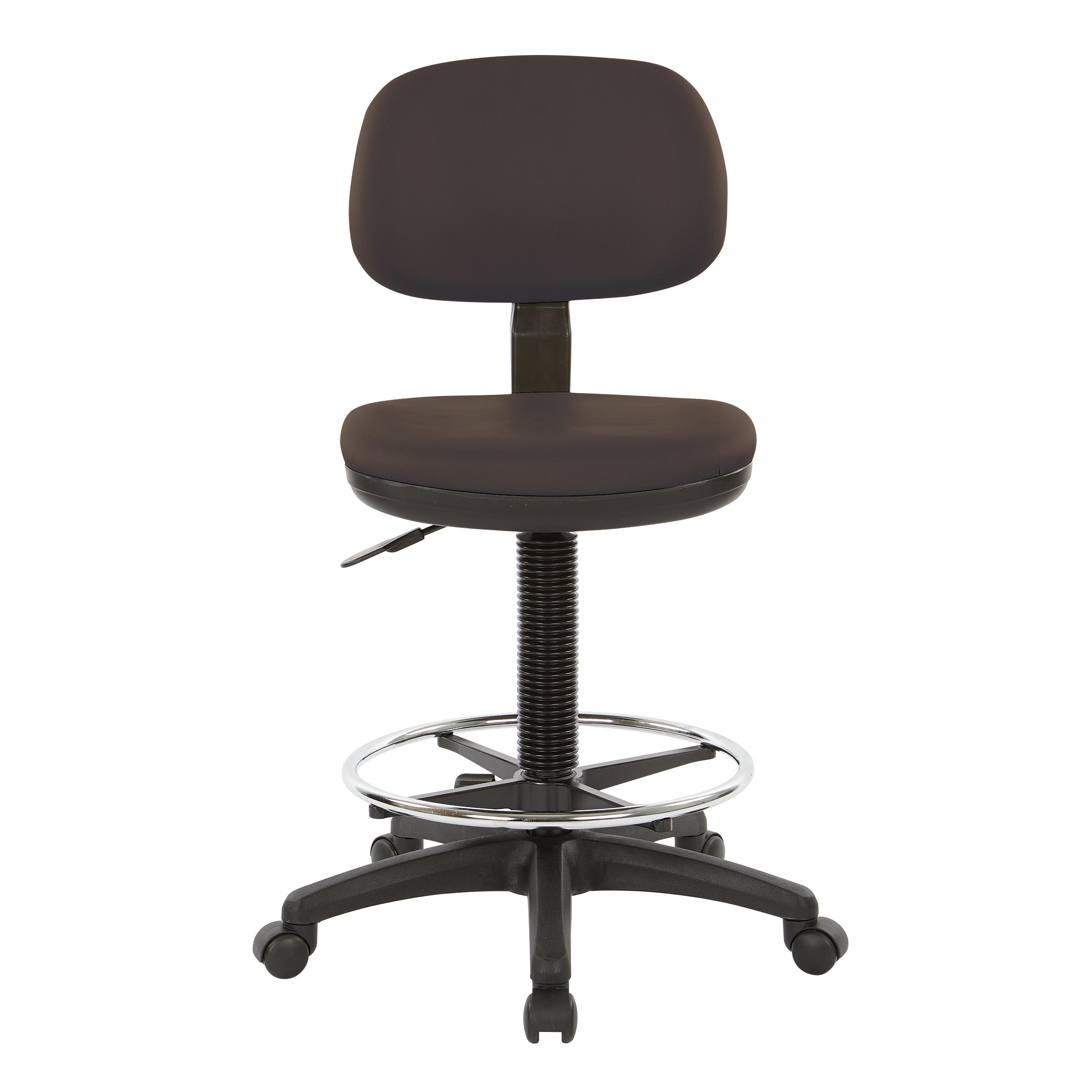 Sculptured Seat and Back Custom Dillon Fabric Drafting Chair