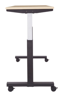ADJ TBL 2/CTNS MPL TOP/BLK BASE 72X24 KD