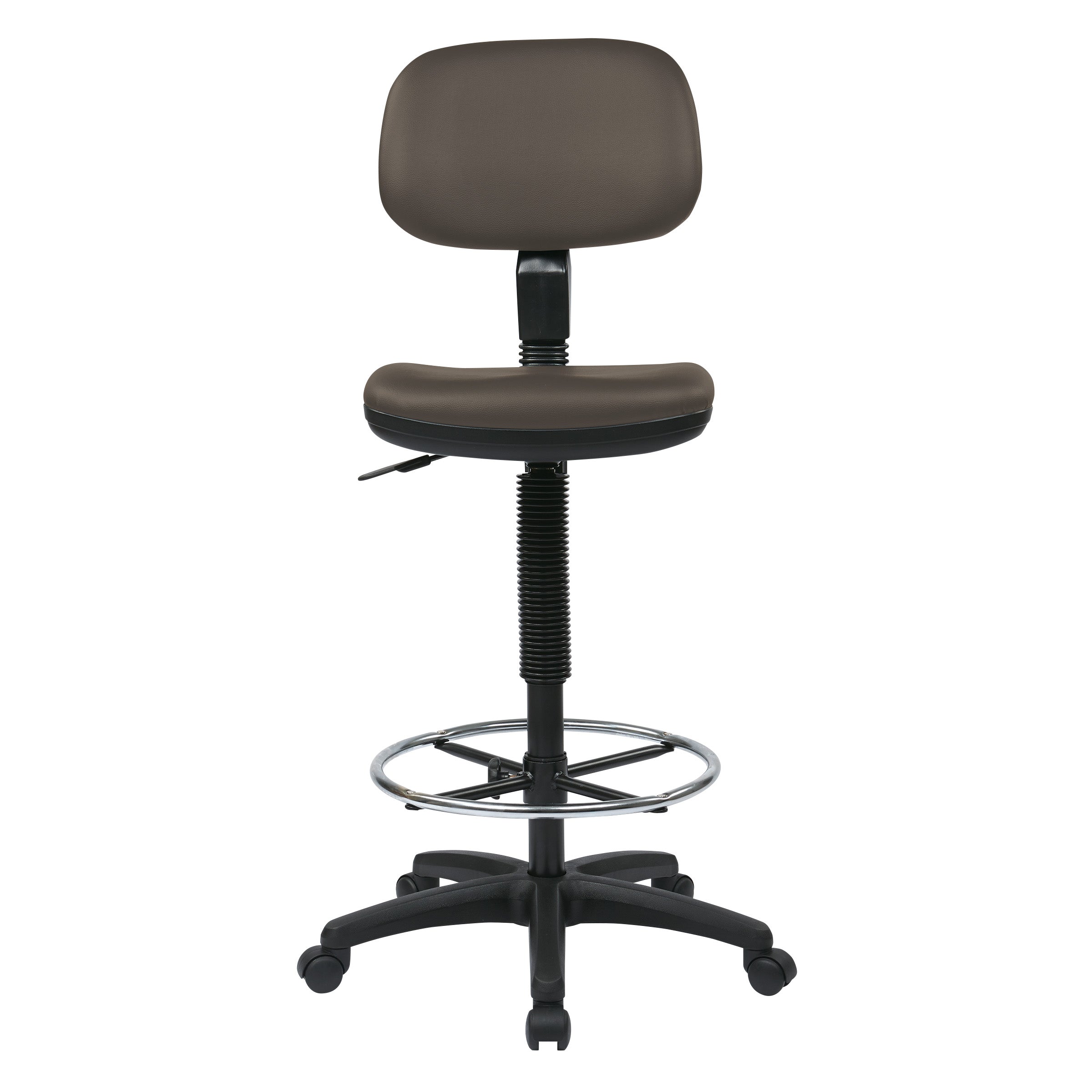 Sculptured Seat and Back Custom Dillon Fabric Drafting Chair