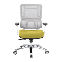 White Vertical Mesh Chair