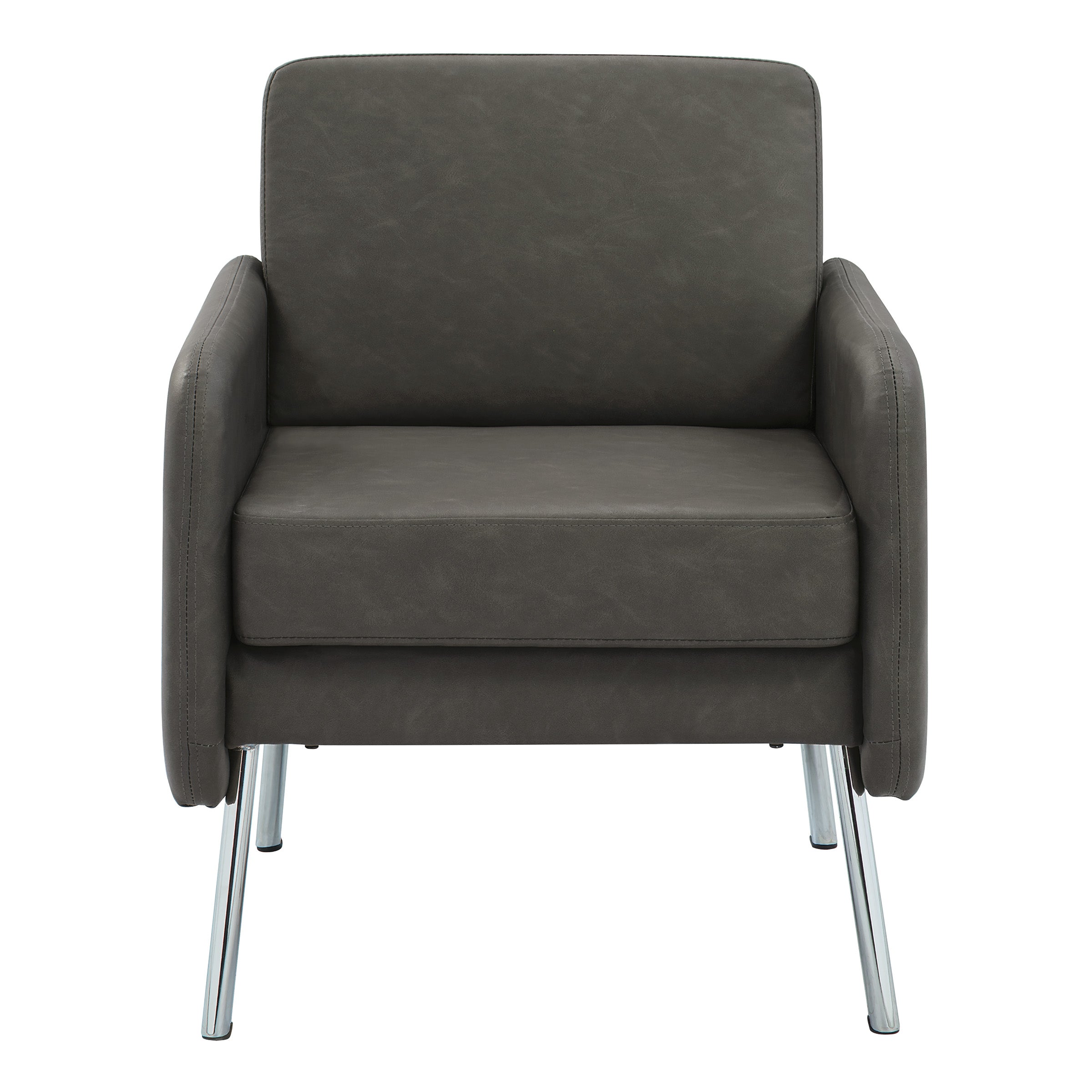 Lounge Chair in Faux Leather