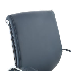 Mid Bk Silver Ion Technology Fabric Chair
