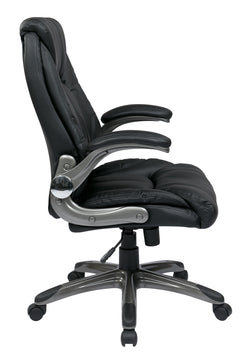Faux Leather Mid Back Mgrs Chair