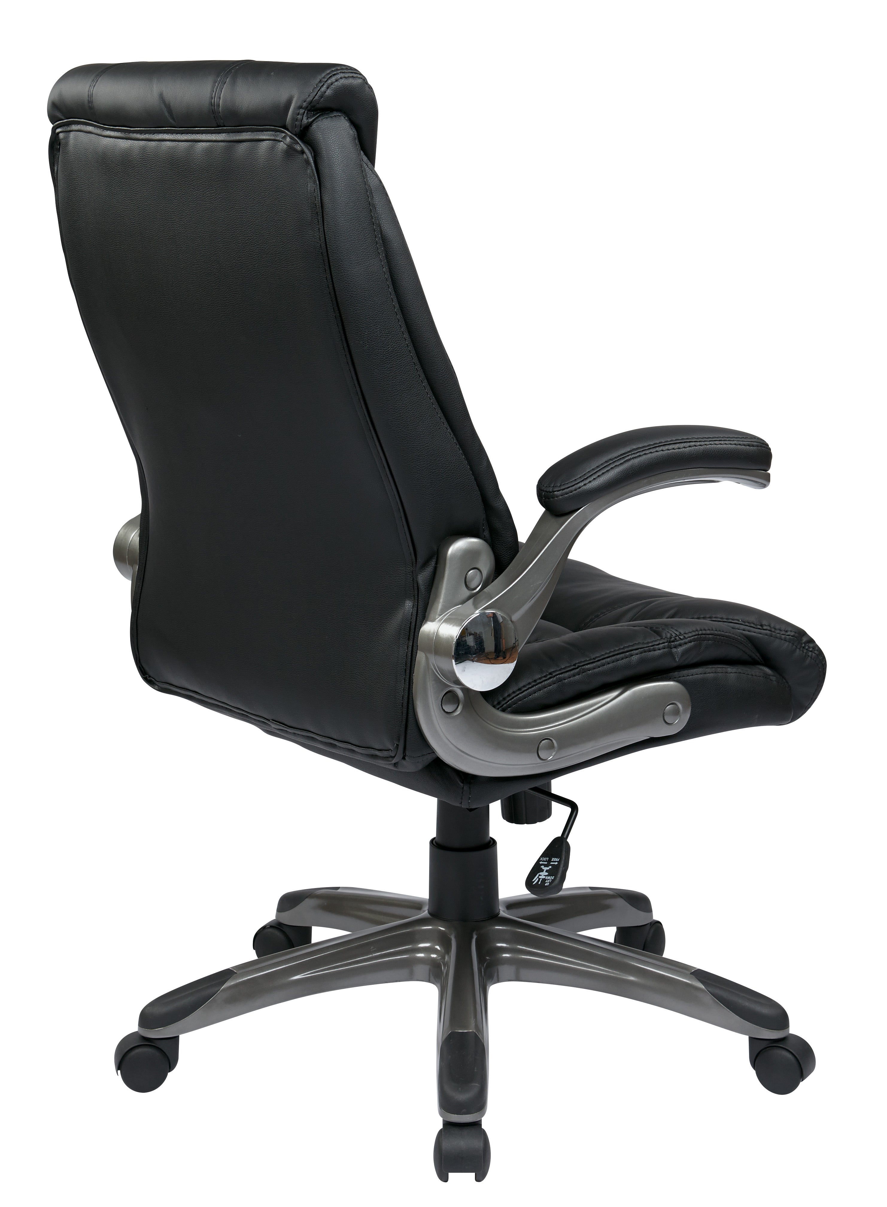 Faux Leather Mid Back Mgrs Chair