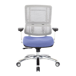 White Vertical Mesh Chair