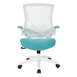 White Screen Back Manager's Chair