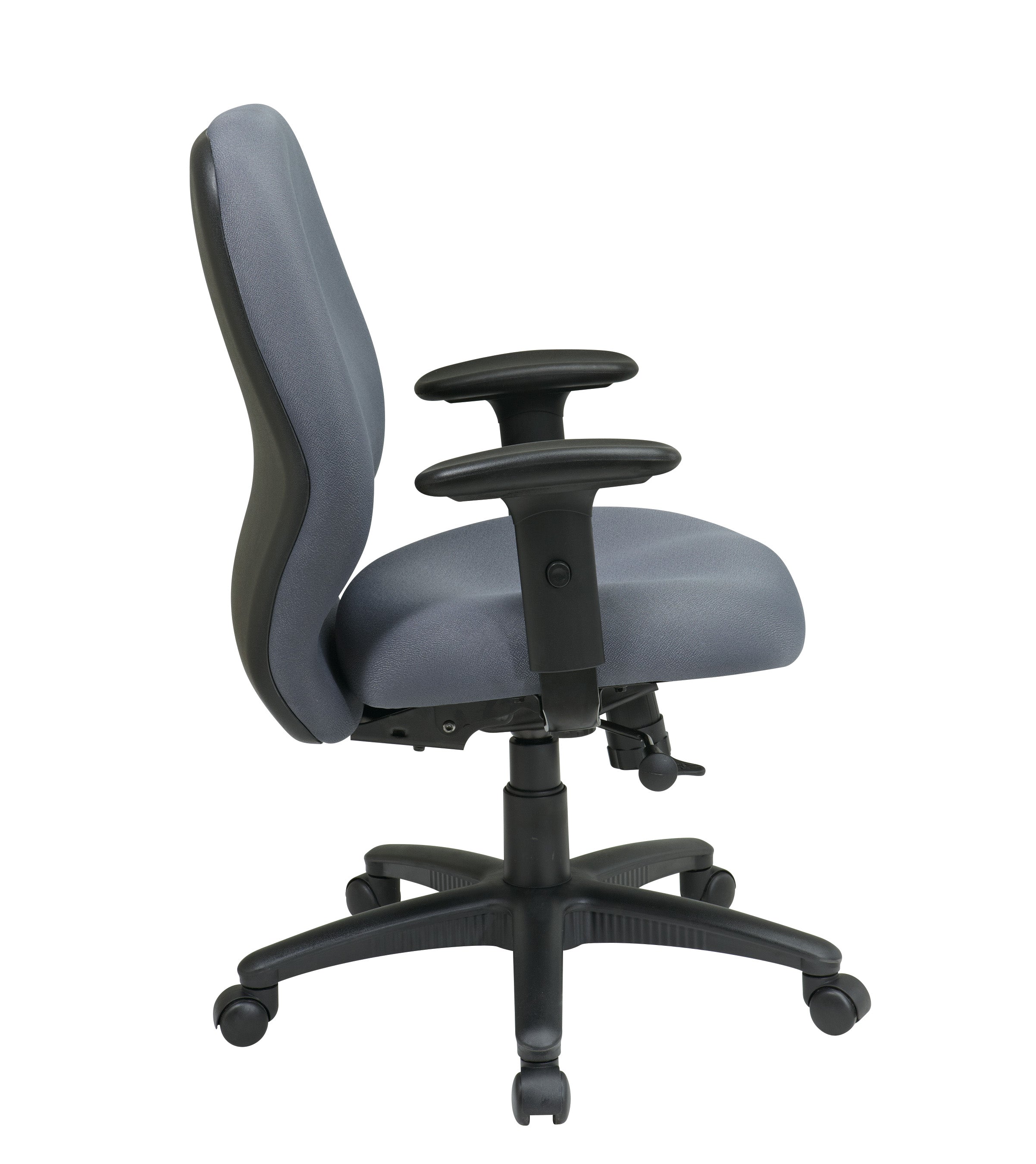 Mid Back 2-to-1 synchro Tilt Chair with 2 -Way Adjustable Soft padded Arms