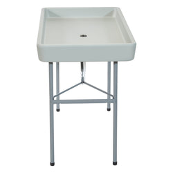 Folding Beverage Ice Cooler Table