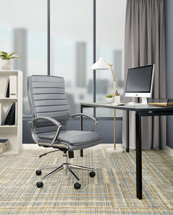 High Back Manager's Faux Lthr Chair