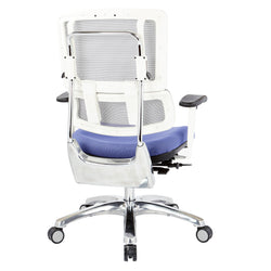 White Vertical Mesh Chair