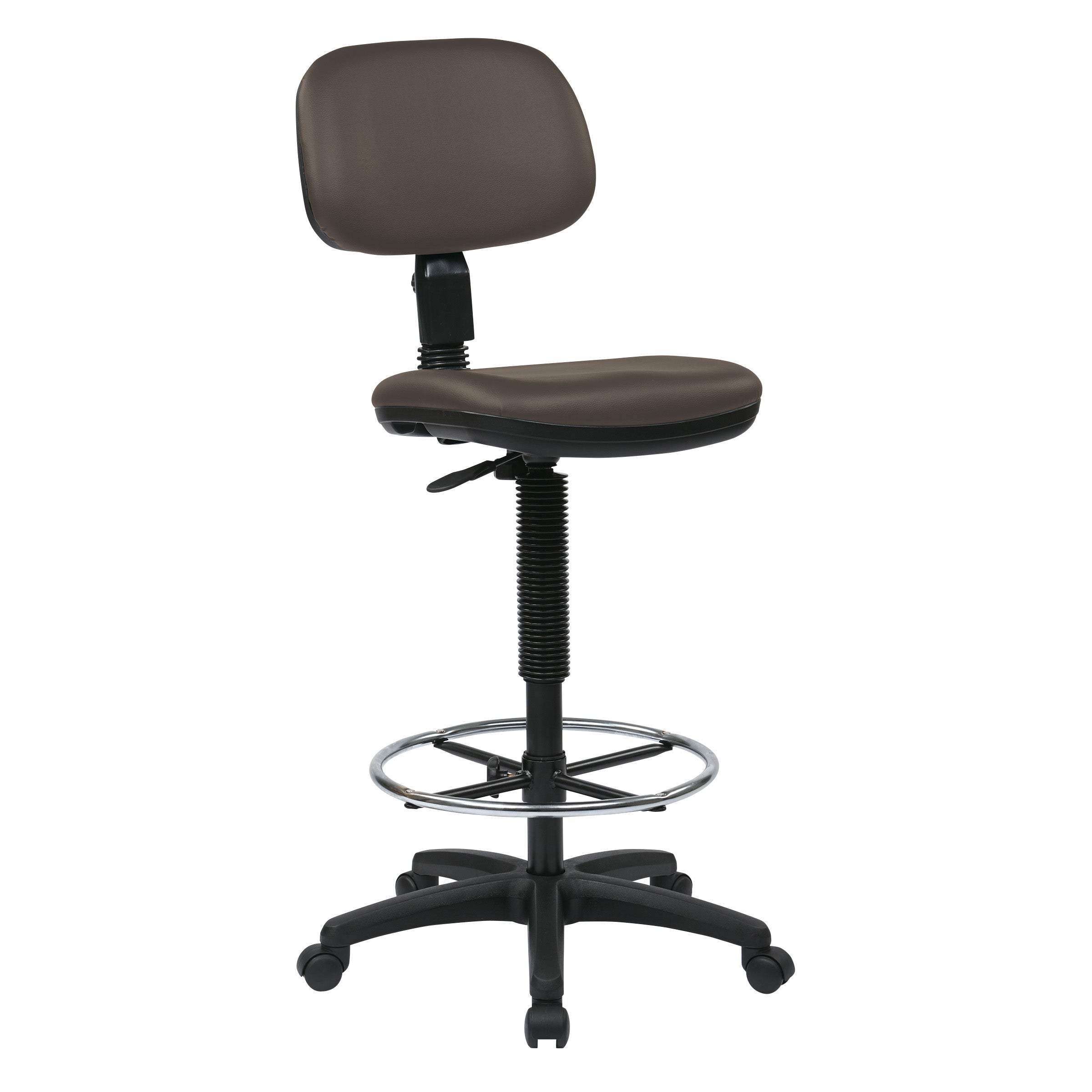 Sculptured Seat and Back Custom Dillon Fabric Drafting Chair
