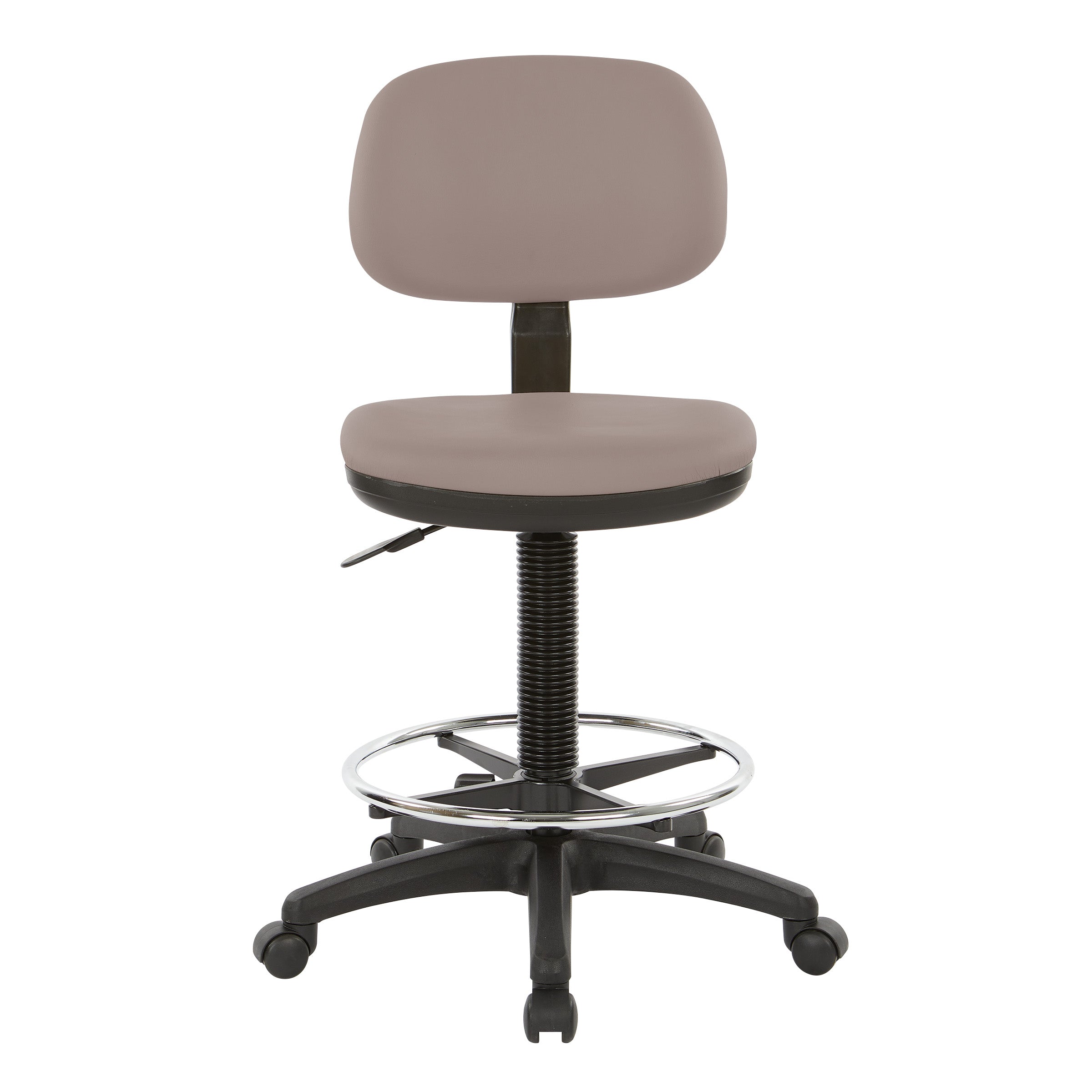 Sculptured Seat and Back Custom Dillon Fabric Drafting Chair