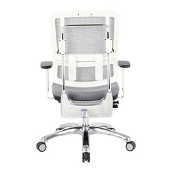 White Vertical Mesh Chair