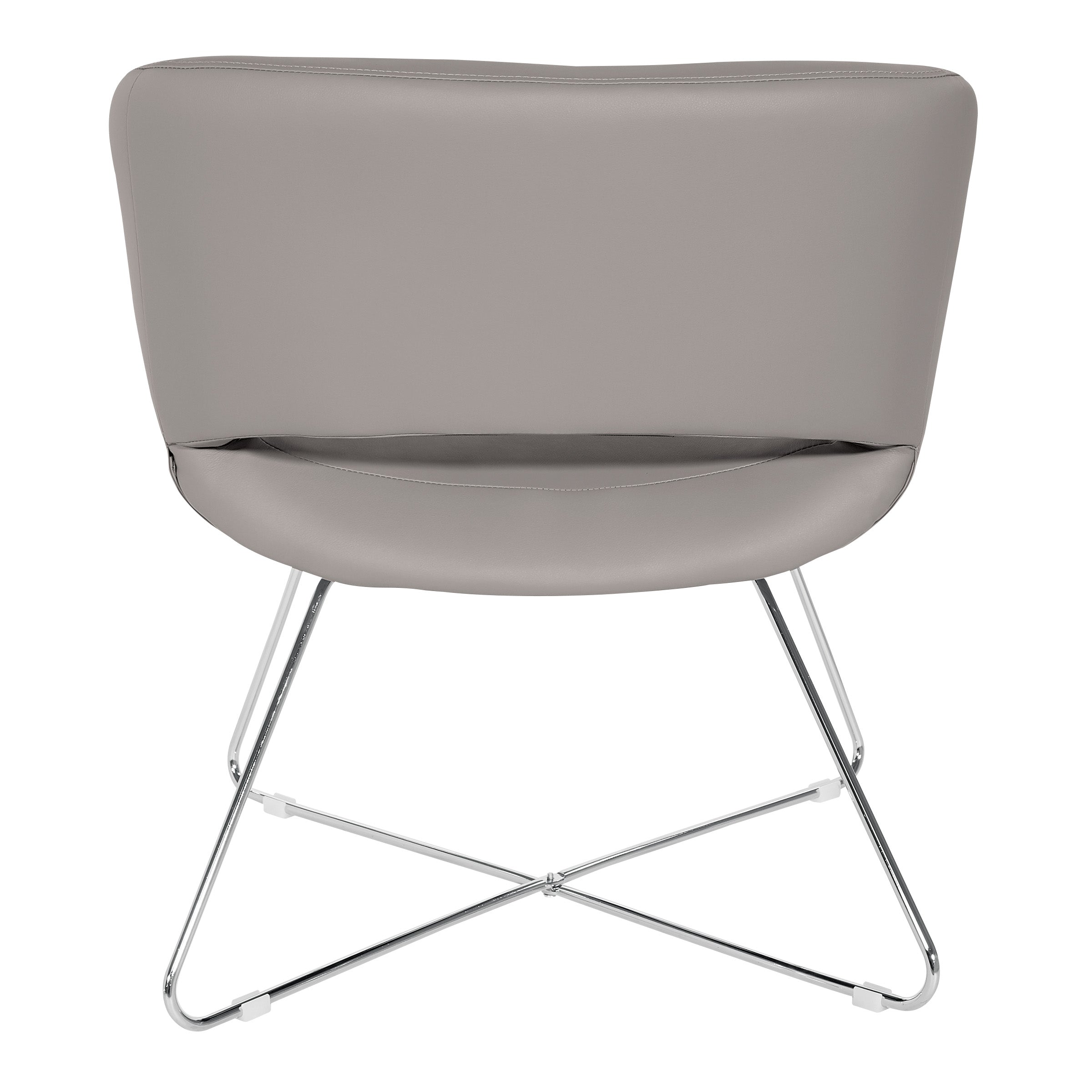 Faux Leather Lounge Chair