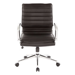Mid Back Manager's Faux Lthr Chair