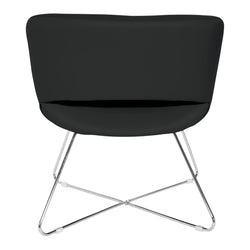 Faux Leather Lounge Chair