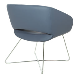 Faux Leather Lounge Chair