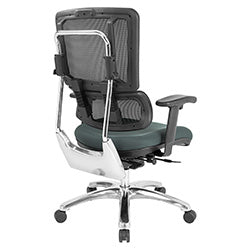 Vertical Black Mesh Back Chair