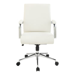 Mid Bk Silver Ion Technology Fabric Chair