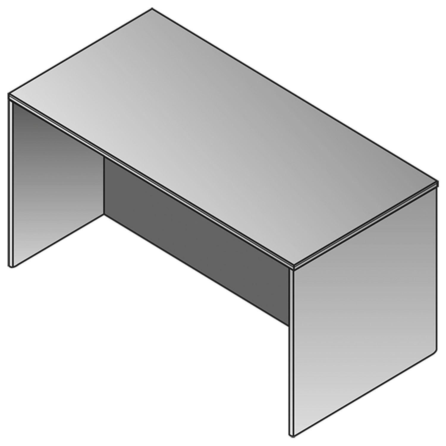 Sonoma Desk Shell,66X30