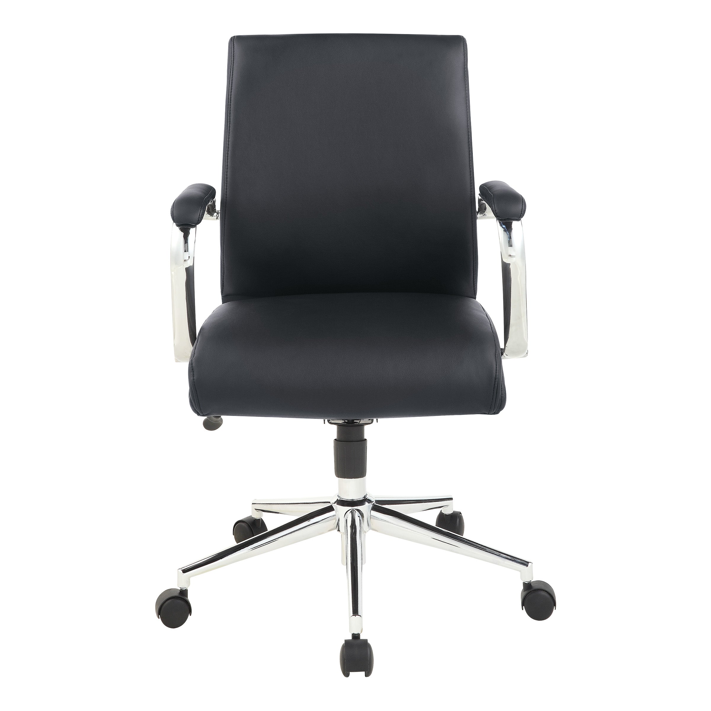 Mid Bk Silver Ion Technology Fabric Chair