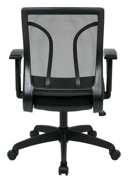 Screen Back Chair with Mesh Seat
