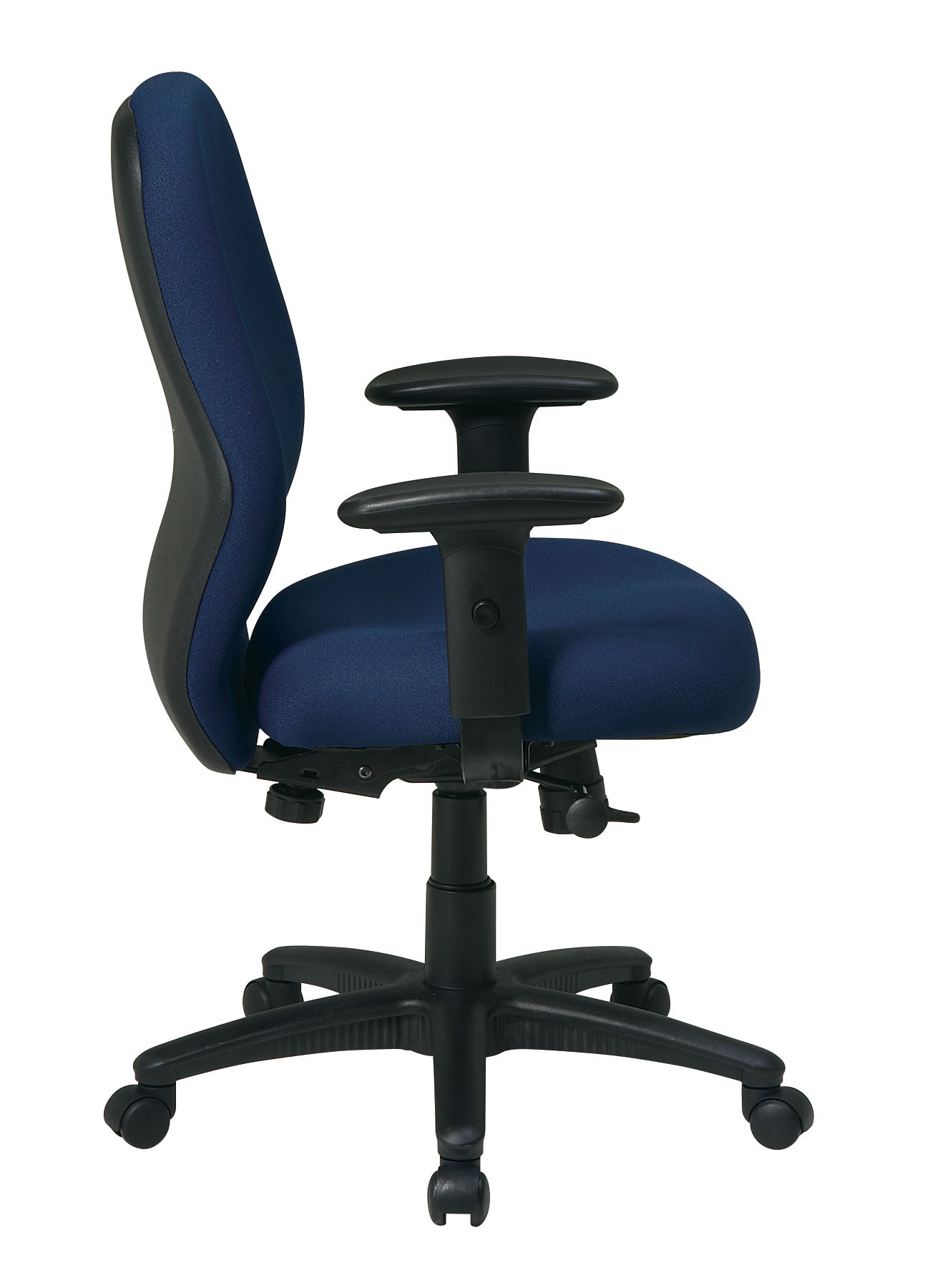Mid Back 2-to-1 synchro Tilt Chair with 2 -Way Adjustable Soft padded Arms