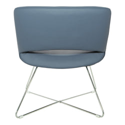 Faux Leather Lounge Chair