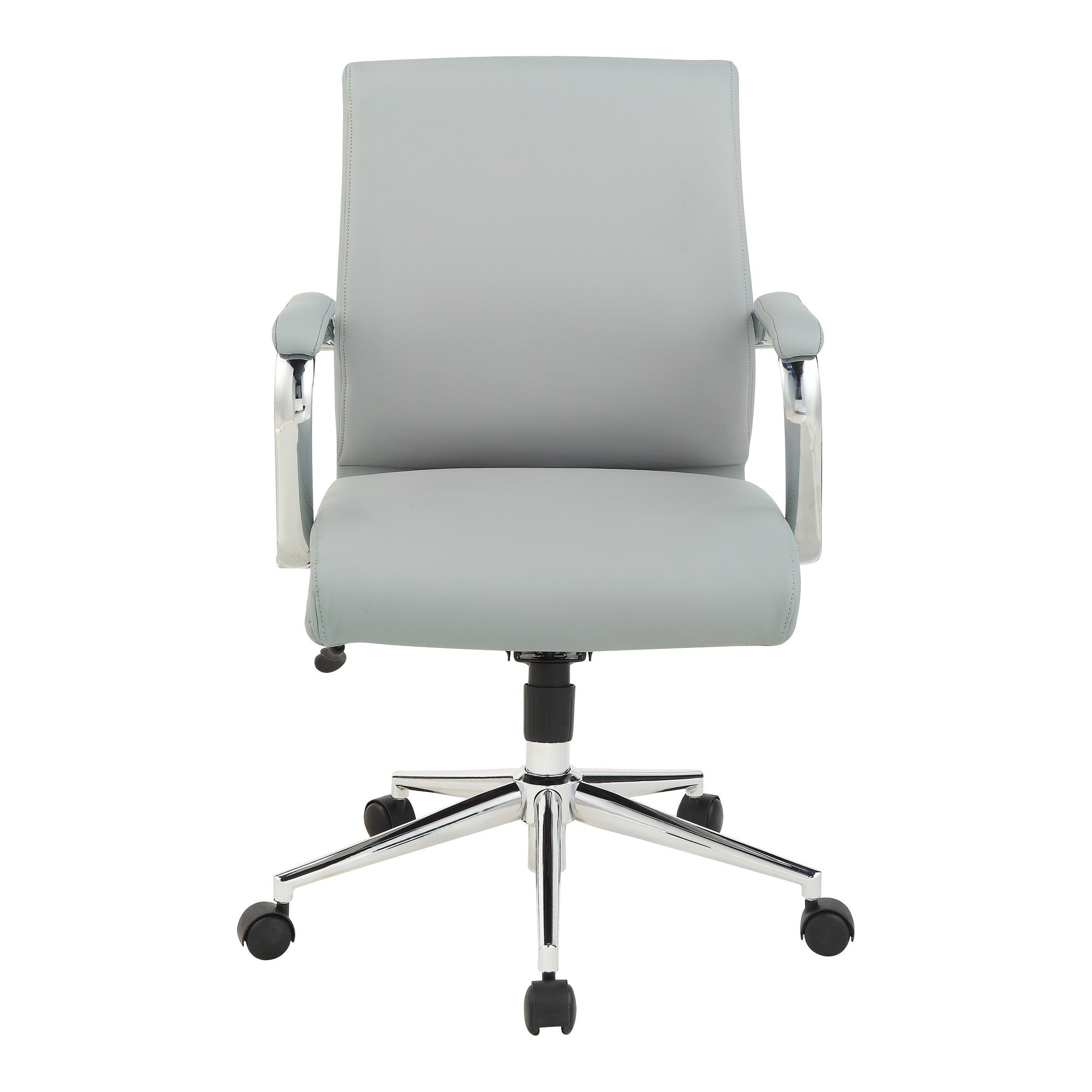 Mid Bk Silver Ion Technology Fabric Chair