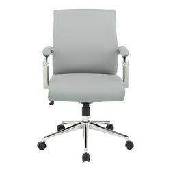 Mid Bk Silver Ion Technology Fabric Chair