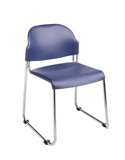 Stack Chair with Plastic Seat/Back 1