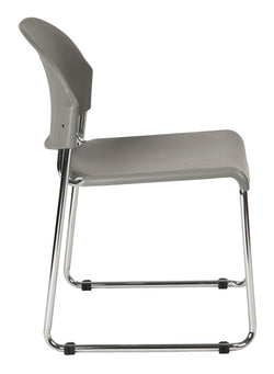 Stack Chair with Plastic Seat/Back 2