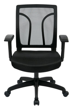 Screen Back Chair with Mesh Seat