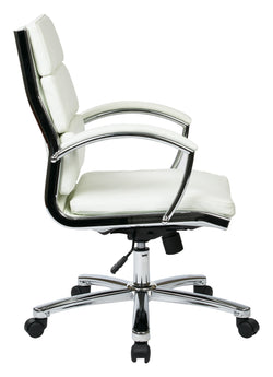 Mid Back Exec Faux Lthr Chair