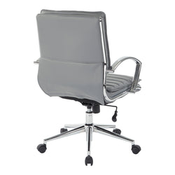 Mid Back Manager's Faux Lthr Chair