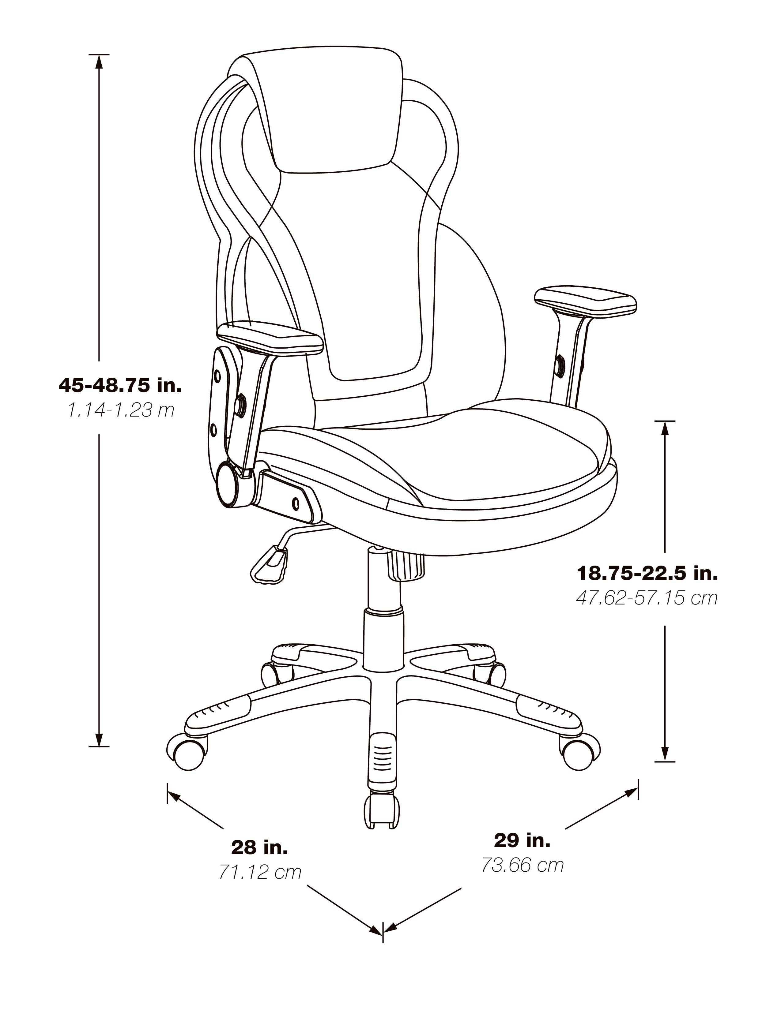Exec Bonded Lthr Office Chair 1