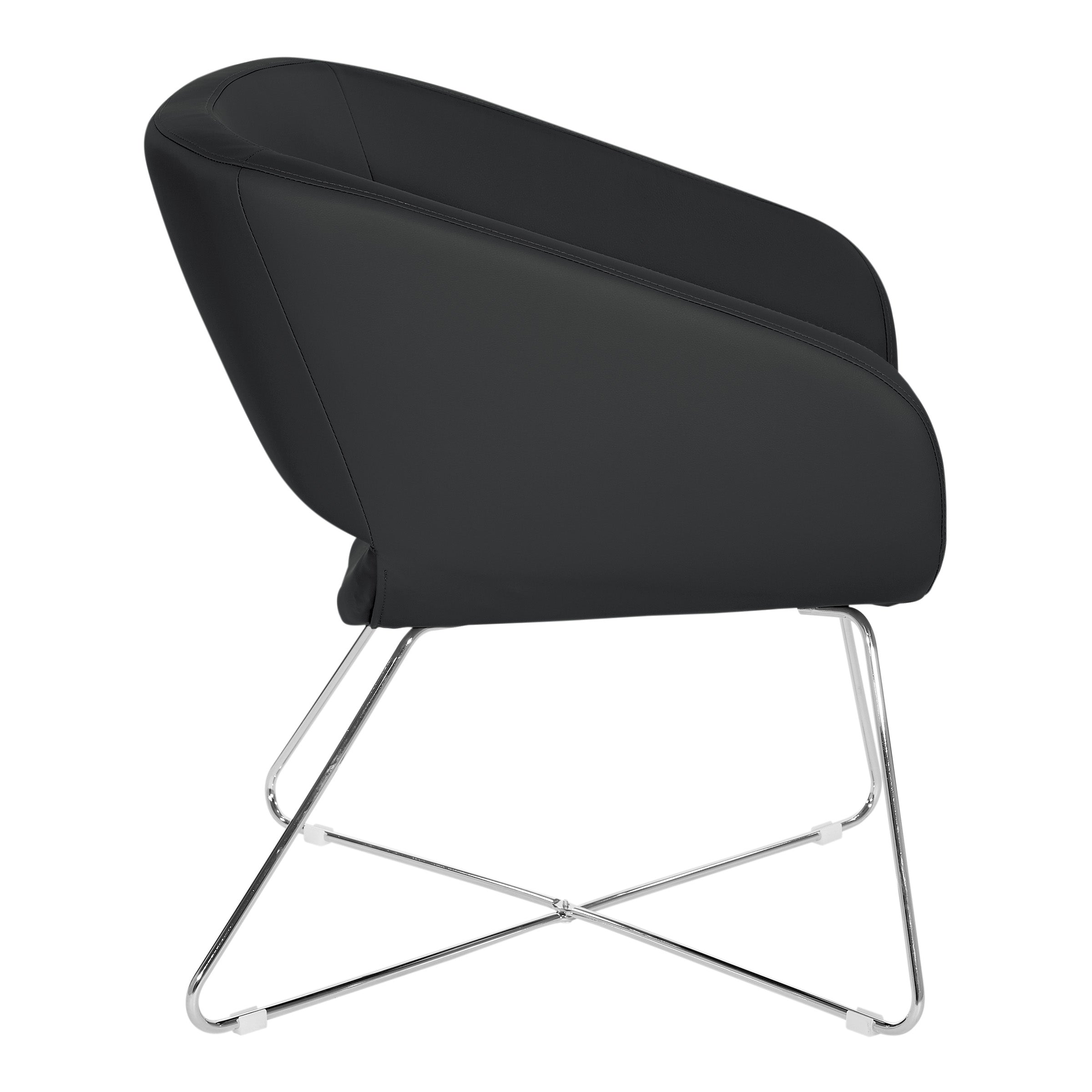 Faux Leather Lounge Chair