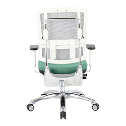 White Vertical Mesh Chair