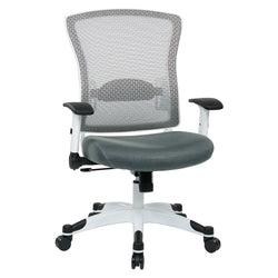 White Frame Managers Chair