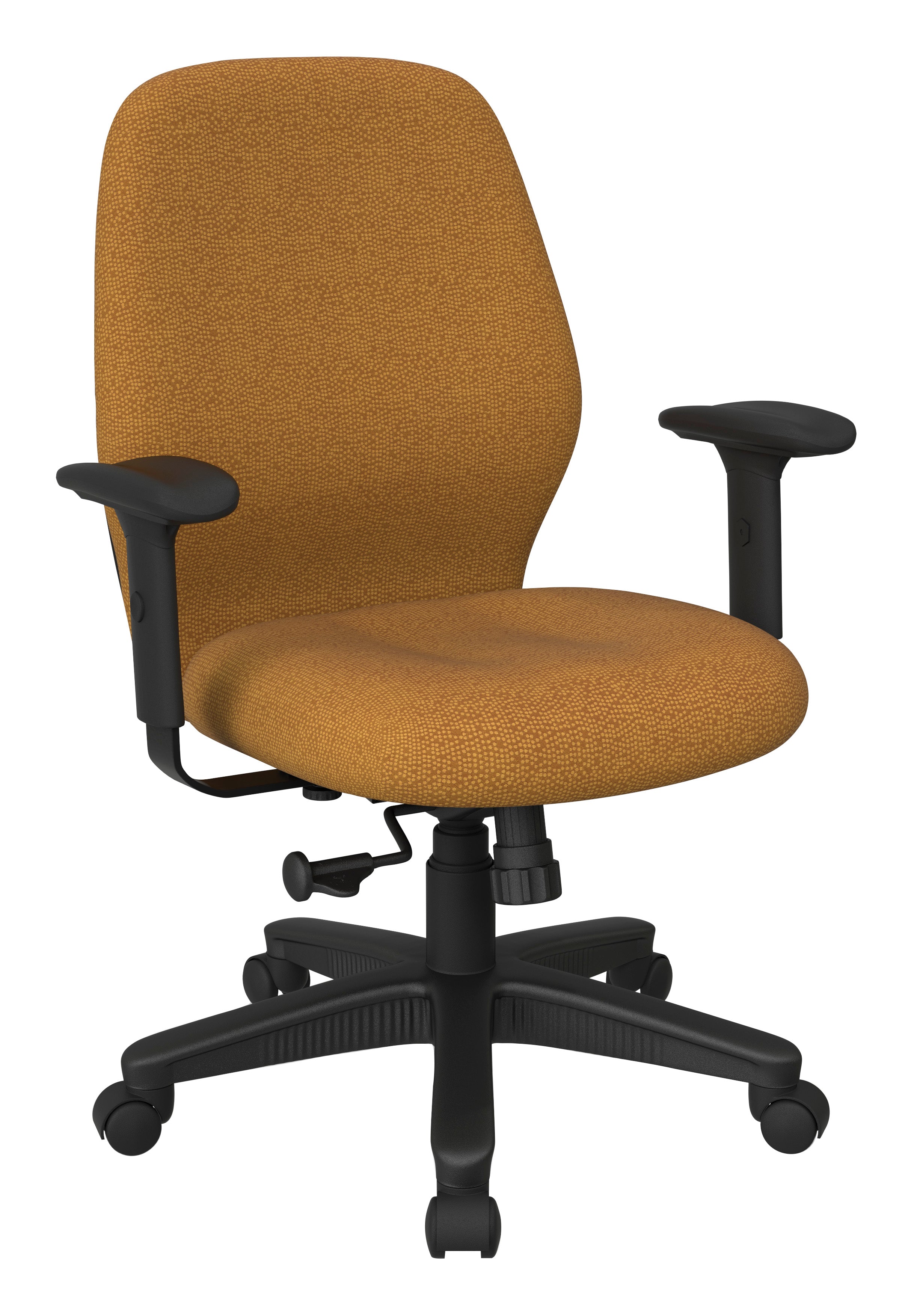 Mid Back 2-to-1 synchro Tilt Chair with 2 -Way Adjustable Soft padded Arms 14