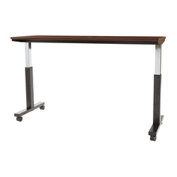ADJ TBL 2/CTNS MAH TOP/BLK BASE 72X24 KD