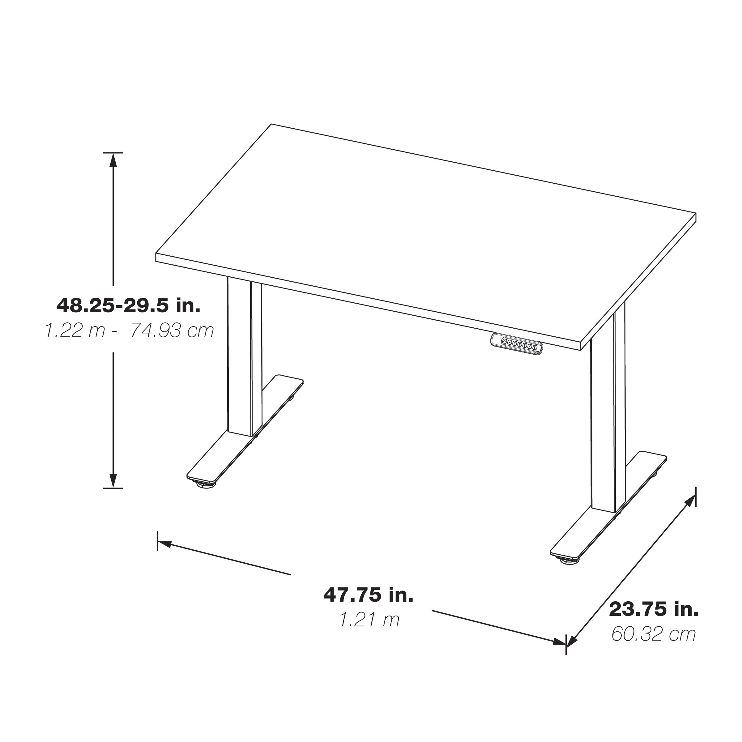 Prado Height Adjustable Table