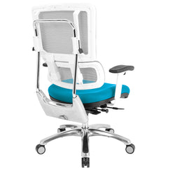 White Vertical Mesh Chair