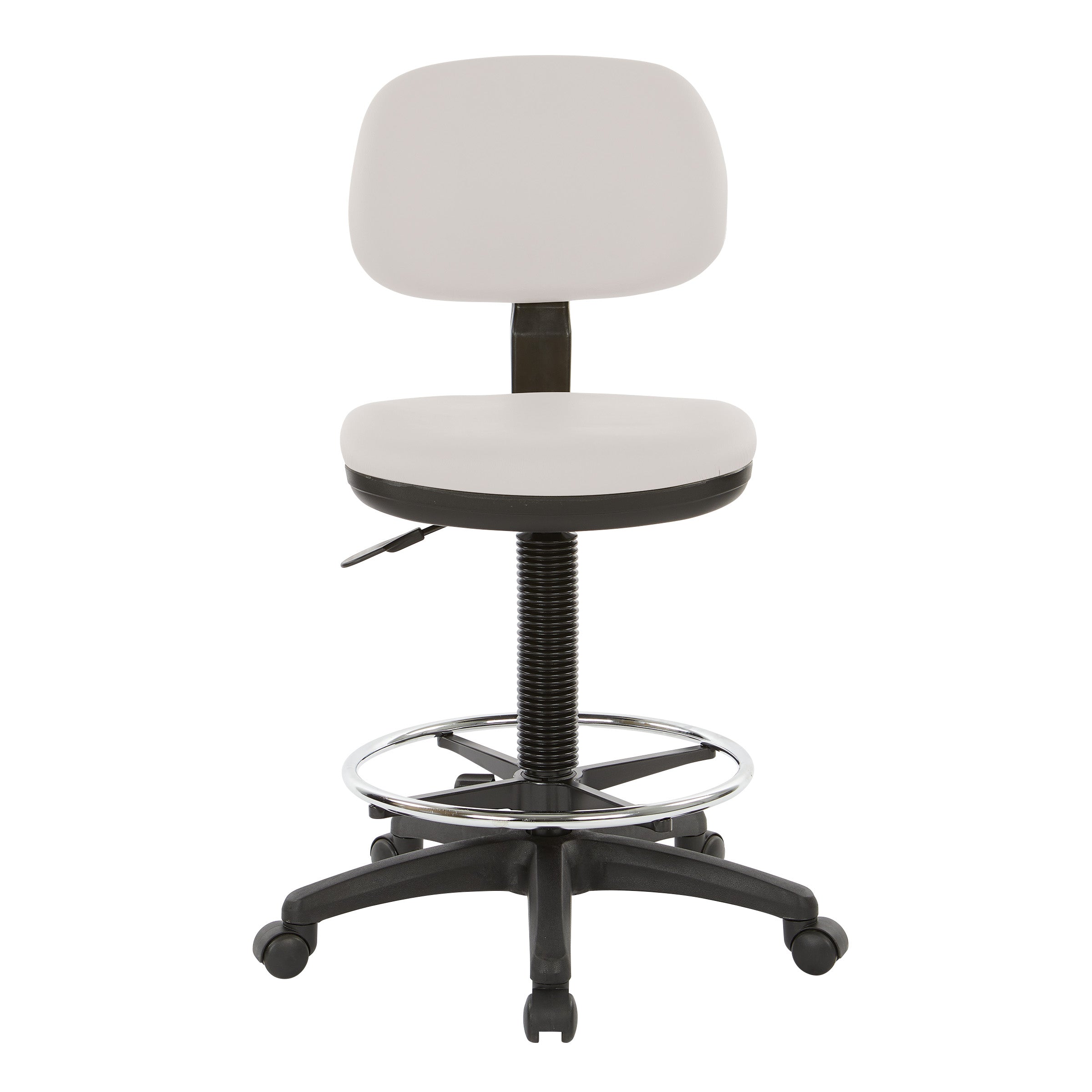 Sculptured Seat and Back Custom Dillon Fabric Drafting Chair