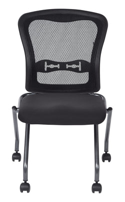 Deluxe Armless Folding Chair With ProGrid® Back