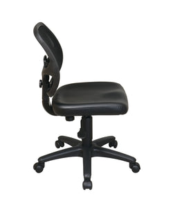 Mesh Screen Back Task Chair with Vinyl Seat