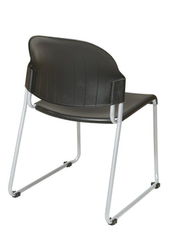 Stack Chair with Plastic Seat/Back 2