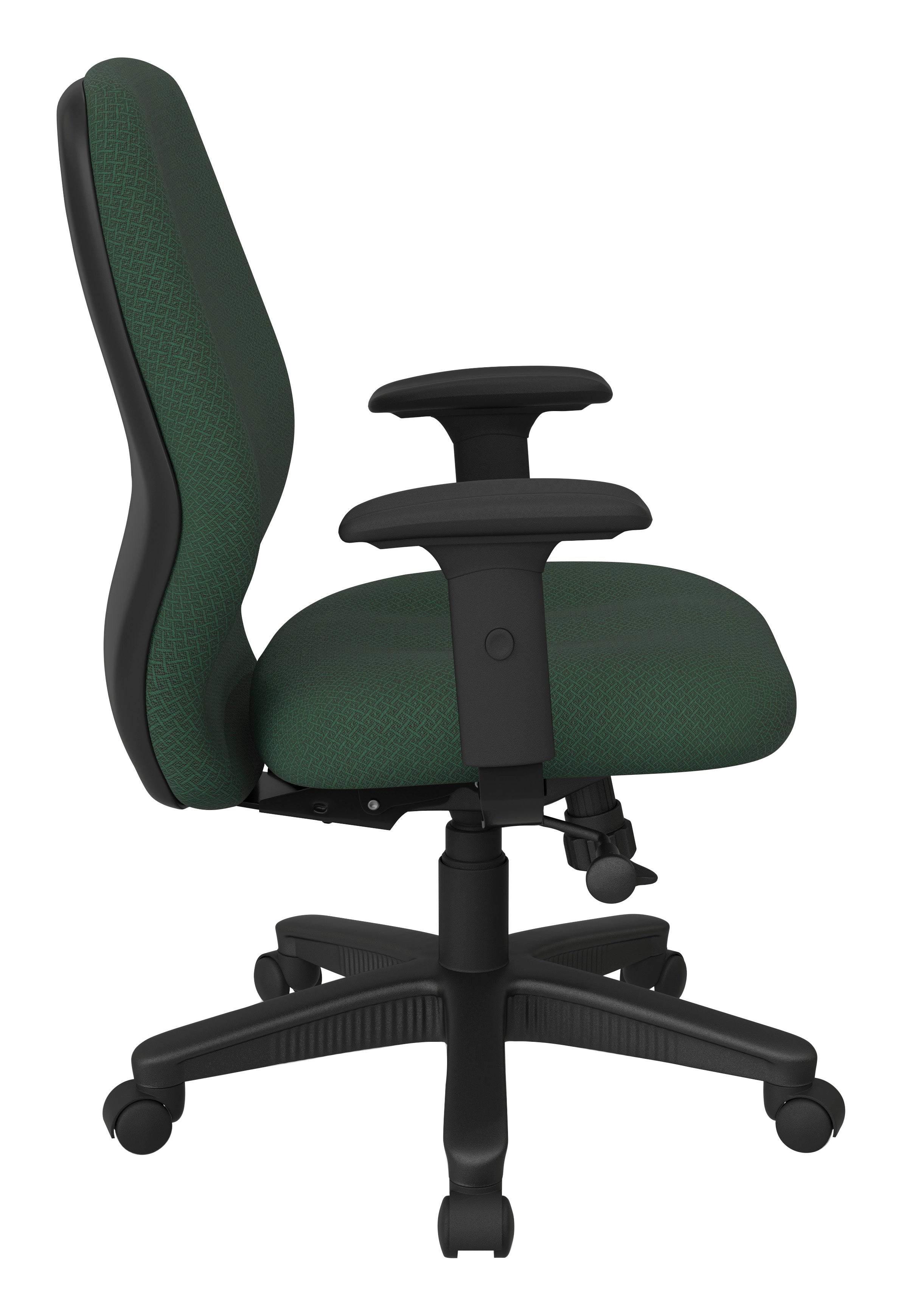 Mid Back 2-to-1 synchro Tilt Chair with 2 -Way Adjustable Soft padded Arms